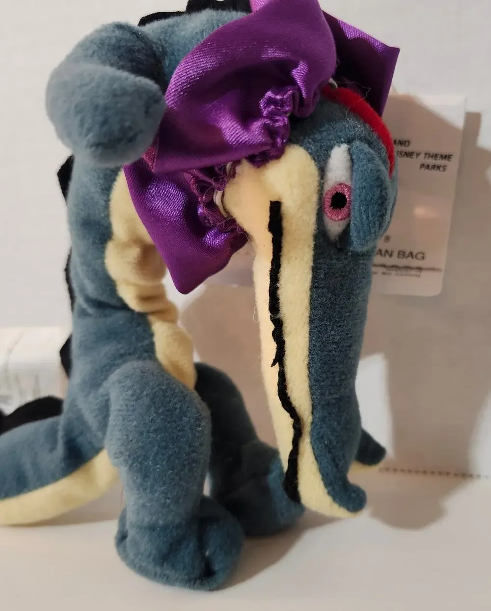 Disney Store Fantasia Alligator Bean Bag Plush Mini Bean Bag NWT